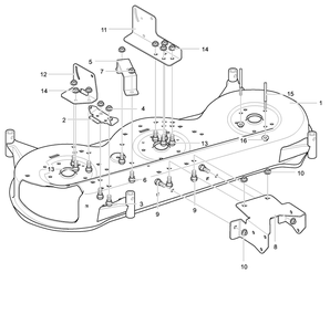 Part Location Diagram of 94601 Murray BRACKET, BELL CRANK